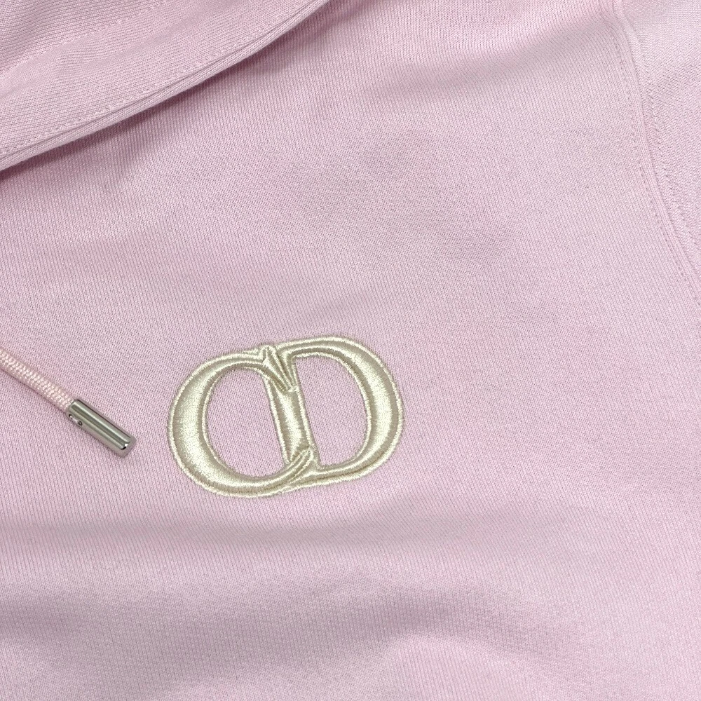 Dior 113J698A0531 CD Logo Pullover Abbigliamento Parka Cotone Rosa