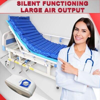 #ad #ad New Hospital Bed Alternating Pressure Mattress Pad Quiet Pump Relieve Bedsore $74.99