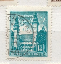 Austria 1957 Early Issue Fine Used 1.40S. NW-261996