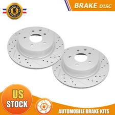 Rear Drilled Brake Rotors for Nissan Maxima 350Z 370Z Infiniti G35 G37 M35 G25