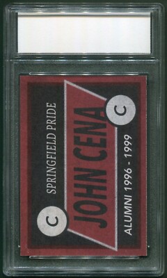 Custom 1999 John Cena Springfield Pride Alumni College Football