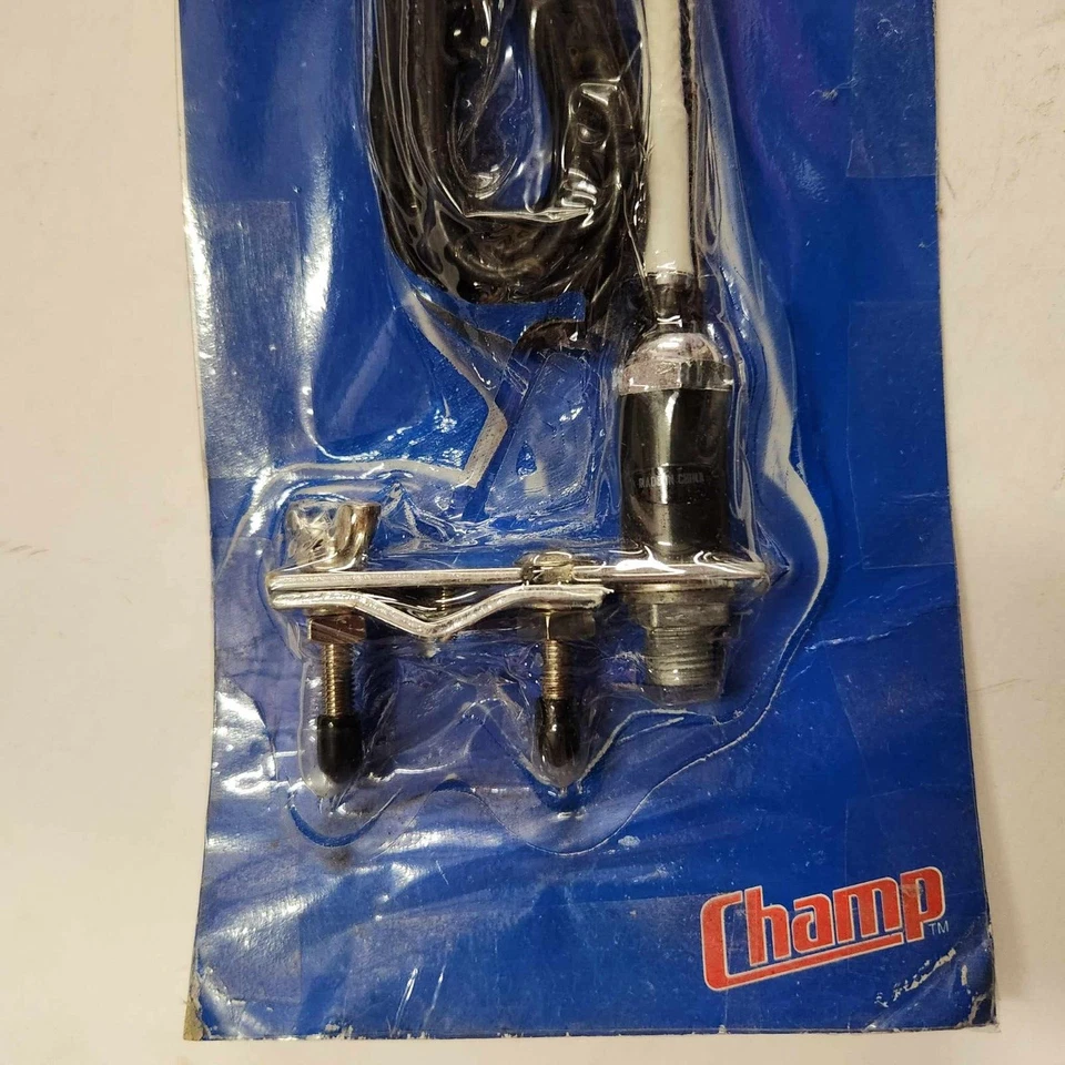 Antena de banda vintage Champ CB Citizens montagem espelho único fibra de vidro e aço - Imagem 4 de 4