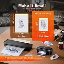 Phomemo TP31 Tattoo Printer Bluetooth Thermal Tattoo Stencil Printer Machine — image 4