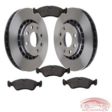 OPEL ASTRA F 2.0 i SET 2 Bremsscheiben 4 Bremsbeläge vorne belüftet
