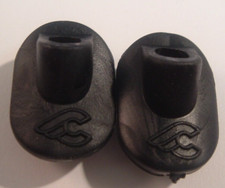 Cinelli Cornice/Manubrio Nero Guide Alloggiamento NUOVO/NOS Vintage - Una Coppia++