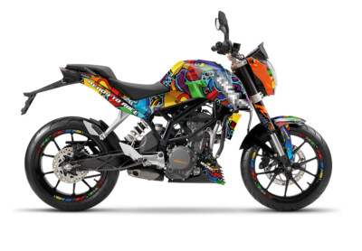 FIT FOR KTM DUKE 125-200-250-390 / 2011 - 2019 GRAPHIC STICKER SET 