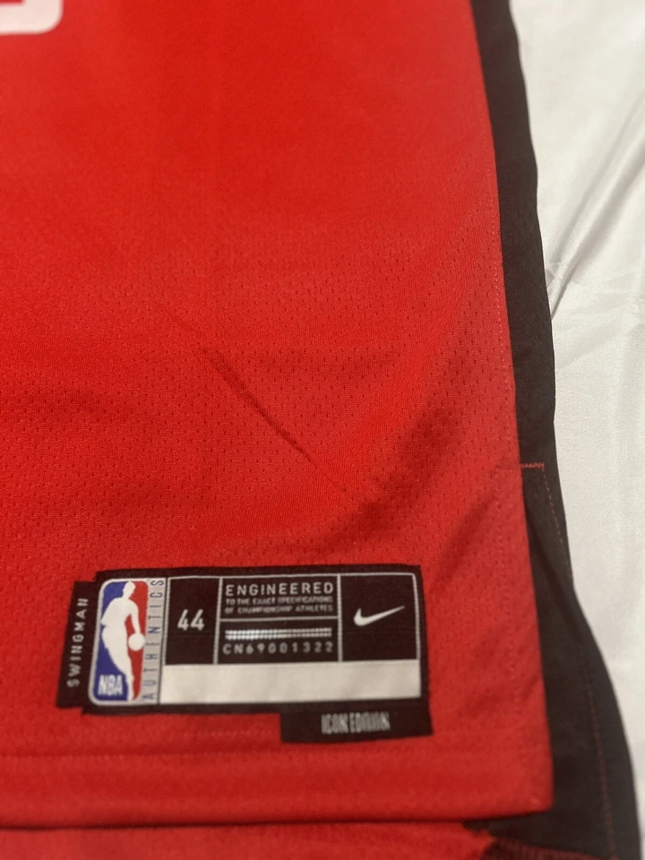 🔥Red Houston Rockets Christian Wood Swingman Jersey Size 44🔥🏀 - Image 3 of 4
