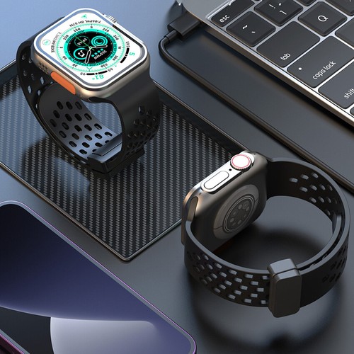 Magnetic Buckle Band Strap For Apple Watch Ultra2 9 8 7 6 5 41/45/49mm - Picture 10 of 29