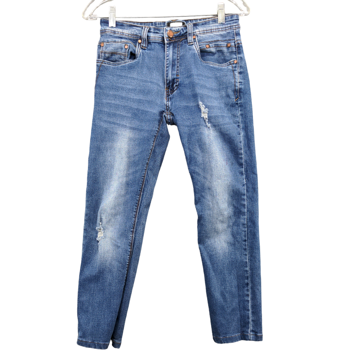 Steve's Jeans Men's Denim Blue 28/30 Faded Whisker Steve's Jeans Men's Denim Blue 28/30 Faded Whisker