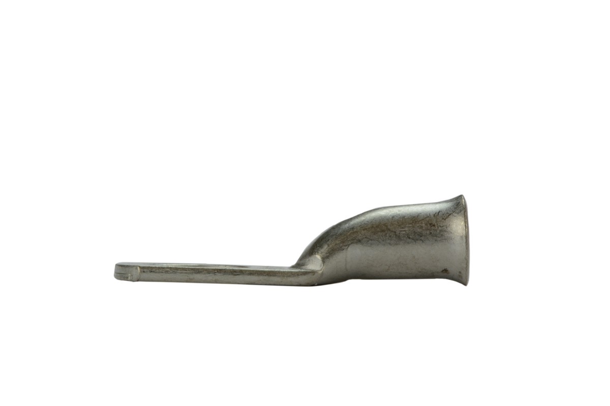 100-Pack 1/0 AWG Ring Terminals - 5/16" Hole, Tin Plated Copper, Uninsulated
