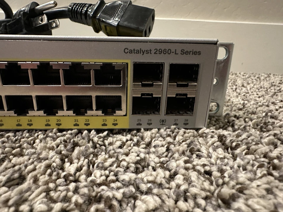 Cisco WS-C2960L-24PS-LL Fanless, Passive Cooled Quiet Poe Switch - Image 3 of 3