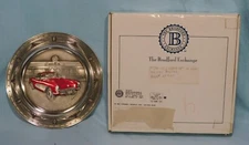 Bradford Exchange THE 1957 CORVETTE Pewter Plate America's Favorite Classic Cars