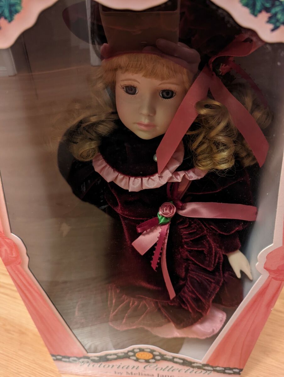 Victorian Collection Genuine Porcelain Doll by Melissa Jane Victorian Collection Genuine Porcelain Doll by Melissa Jane