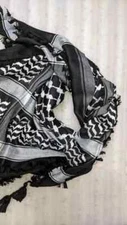 Arab Keffiyeh BlacShemagh All Original Scarf Kufiya Arafat Cotton