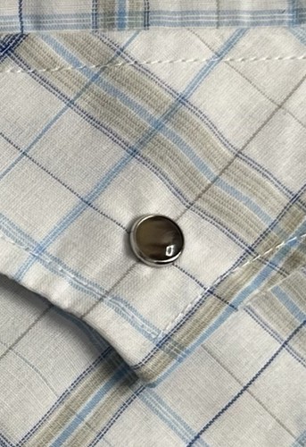 ELY Cattleman Western Men’s L Pearl Snap Short Sleeves Striped Shirts Set 3 - Picture 8 of 9