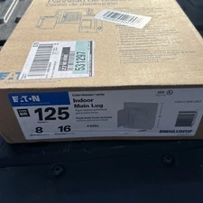 Eaton Corporation Br816L125Fdp 6 Circuit Main Lug Load Center, 125-Amp