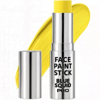 Blue Squid PRO Yellow Face Paint Stick - Waterproof Body for 1,