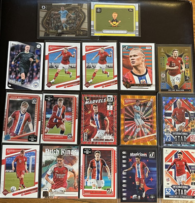 Erling Haaland Team Norway Soccer Lot x 25, Pitch King, Net Marvels,Field Level+