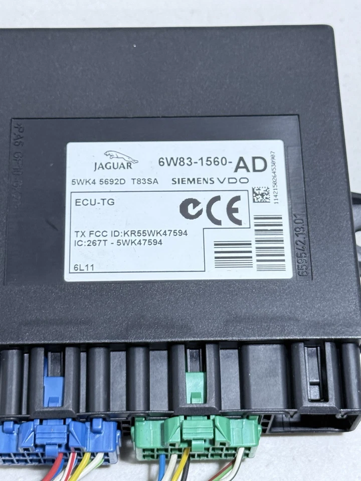 07-09 Unidad de módulo de monitor de presión de neumáticos Jaguar X150 XK TPMS 6W831560AD OEM #3579 Foto 3 de 4