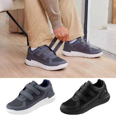 FitVille Herren Diabetiker Schuhe Weit Komfort Orthopädische Gesundheitsschuhe