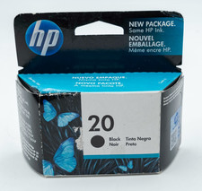 HP 20 C6614D Black Ink Cartridge Toner New Genuine Expired 12/2014