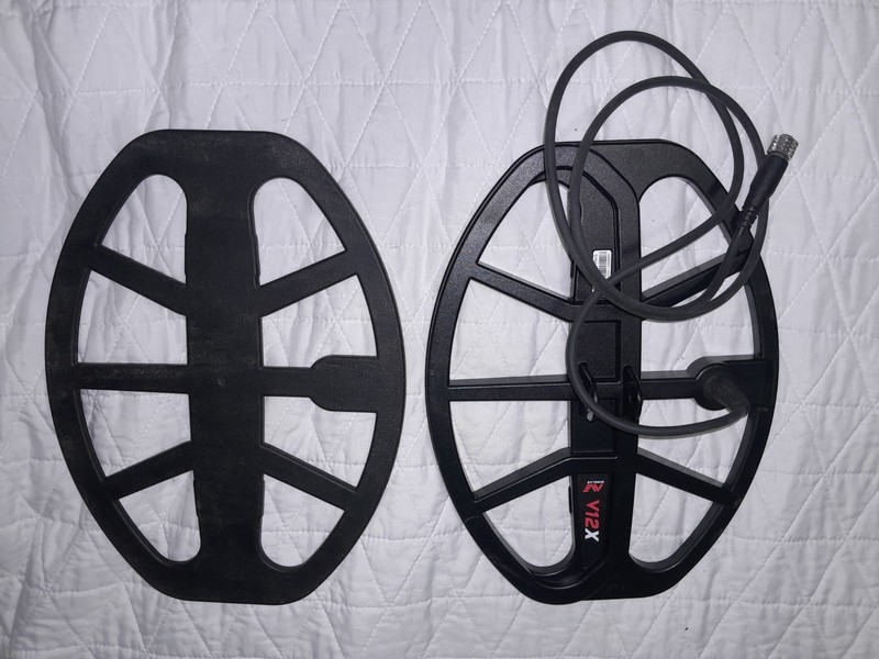 Minelab X-Terra Pro/Elite V12X Waterproof 12x9 DD Search Coil W/ Skid Plate New