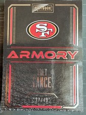 2021 Panini Playbook Armory Trey Lance Booklet Rookie Memorabilia /49 49ers