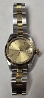 Ladies' Rolex Datejust Ref 69173 26mm Champagne Dial Jubilee Watch 1985 Works!!!