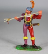ELASTOLIN PLASTIC 70mm Landsknecht Soldier Fusilier with Igniter