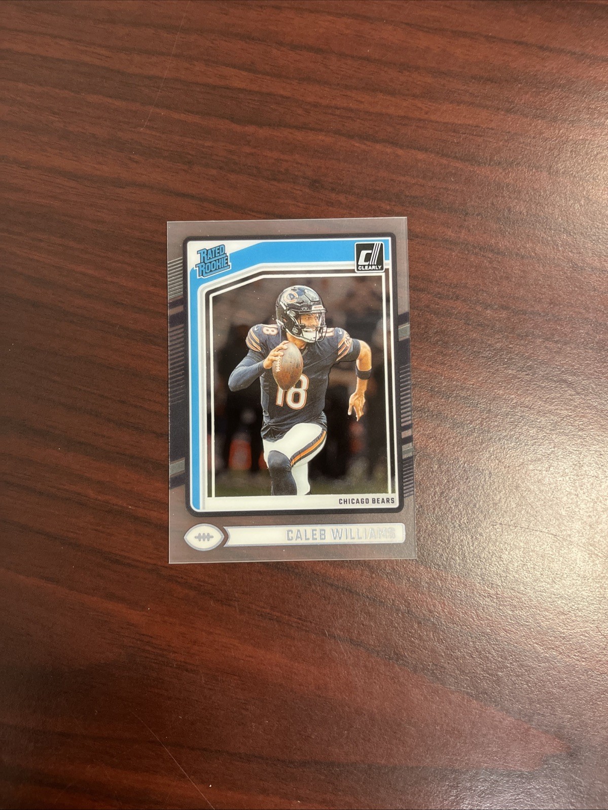 2024 Clearly Donruss Caleb Williams Rated Rookie #51 Chicago Bears (RC)