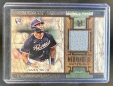2025 Topps Museum James Wood Meaningful Material Relic RC Jersey #/75