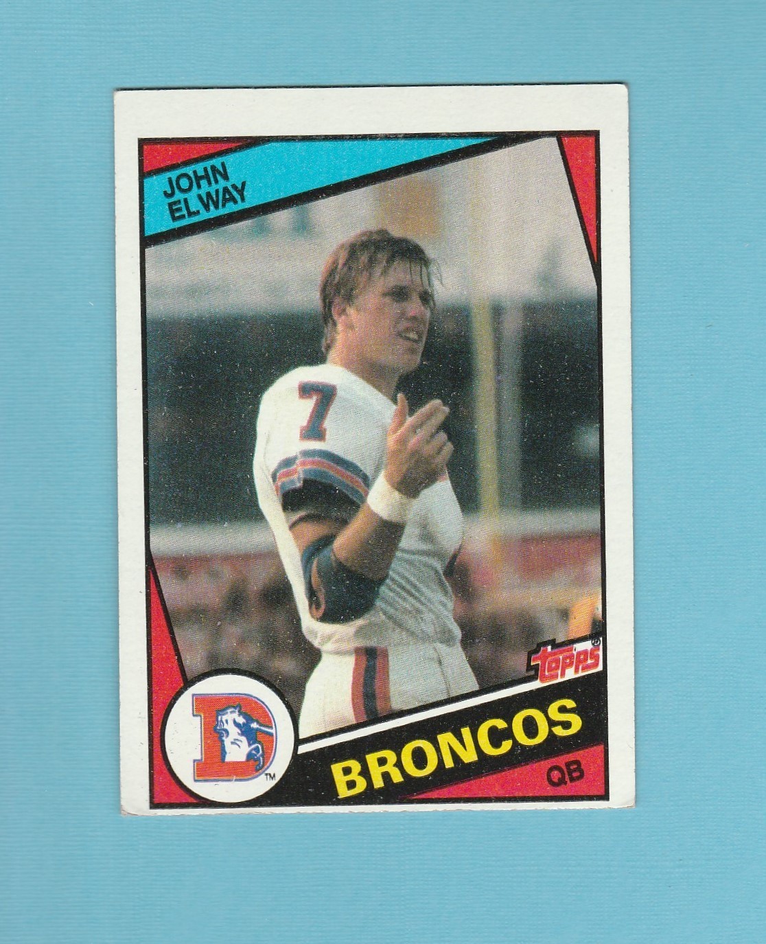 1984 Topps, John Elway, Denver Broncos RC #63, Mid-Grade