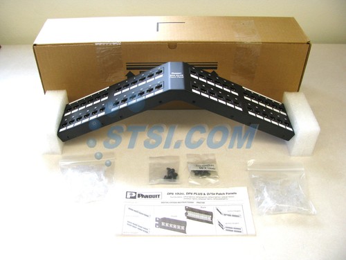Panneau de brassage CAT6 coudé 48 ports Panduit DPA48688TGY, neuf ~ STSI - Photo 2/6