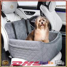 2 in 1 Dog Booster Car Seat Pet Car Seat Bed for Small Medium Washable Non-Slip