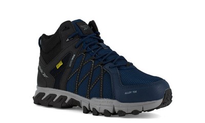 Reebok Work Men's Trailgrip Work 6'' Alloy Toe Met Gu Navy and Black - 6 Medium