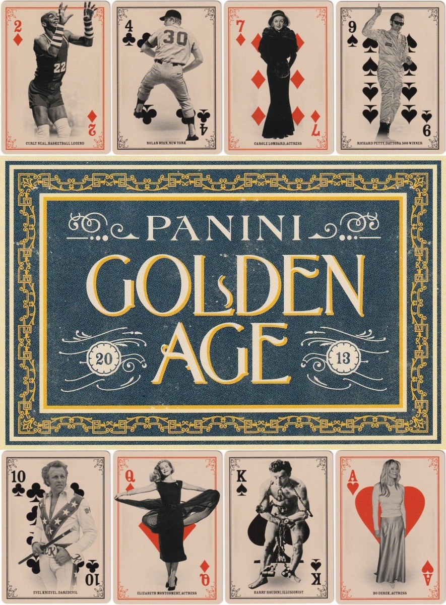 2013 Panini Golden Age Playing Card Insert Cards 2-Ace - You Choose Your Cards