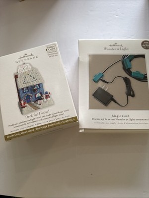 Hallmark 2012 Christmas Ornament - ''Deck The House'' & Magic Cord
