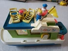Fisher Price 1972 Vintage Little People Happy Houseboat #985 With Accessories