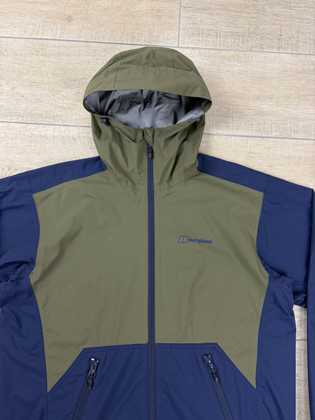Berghaus Hydroshell Waterproof Jacket Size S Navy… - image 2