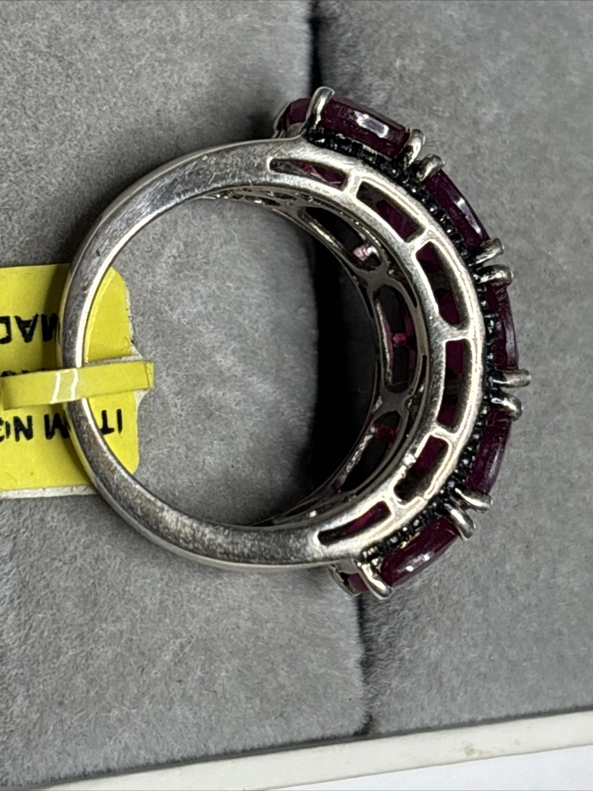 Chuck Clemency Signed STS Ruby Gemstone Sterling … - image 5