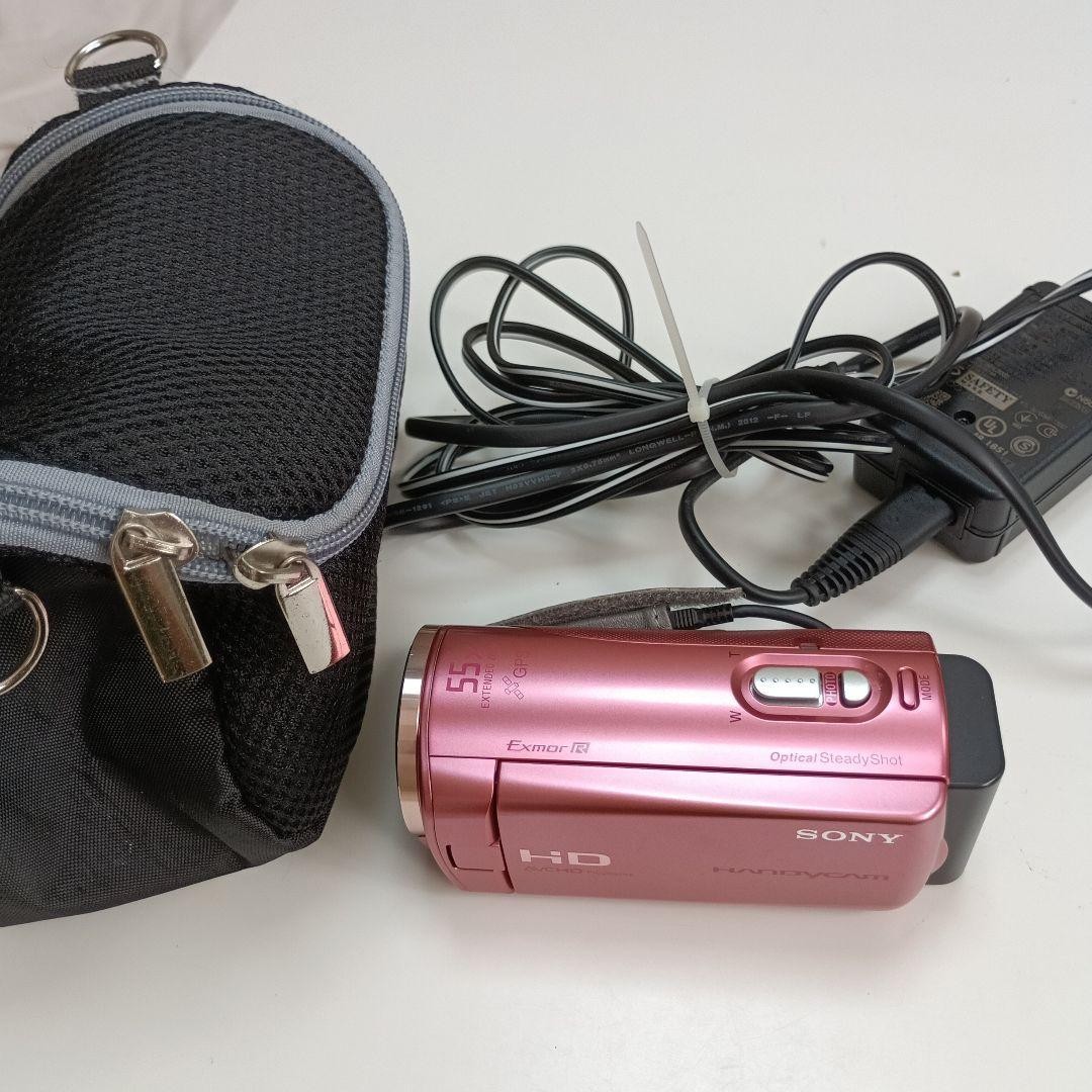 SONY Handycam ピンク Sony Handycam Pink Video Camera Optical SteadyShot LCD Start