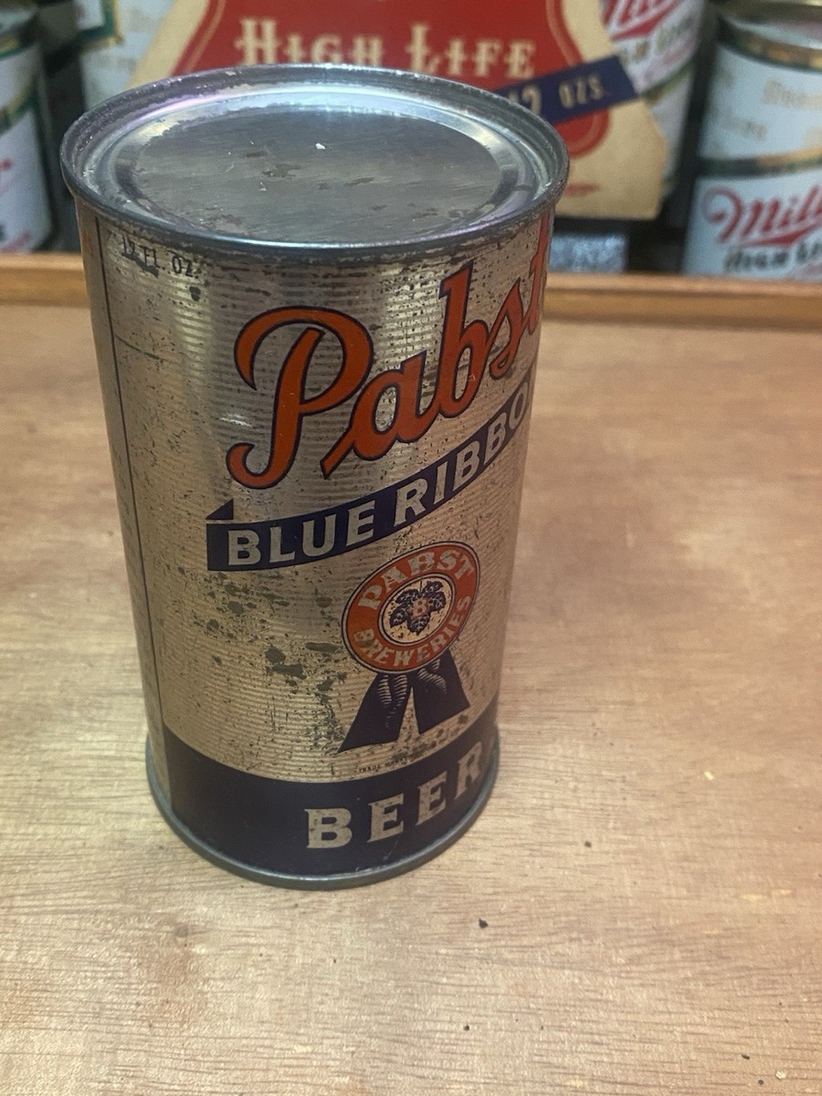 Pabst blue ribbon flat top beer can Milwaukee wi rare can Old | eBay