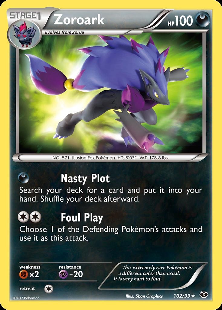 Pokemon Zoroark (102/123) Next Destinies MP HOLO