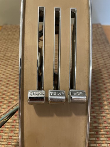 1967 Ford Mustang Mercury Cougar? Deluxe Interior Heat Control Panel {02-28} - Picture 4 of 17