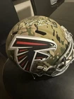 Deion Sanders Signed Falcons Helmet Full Size Salute to Service