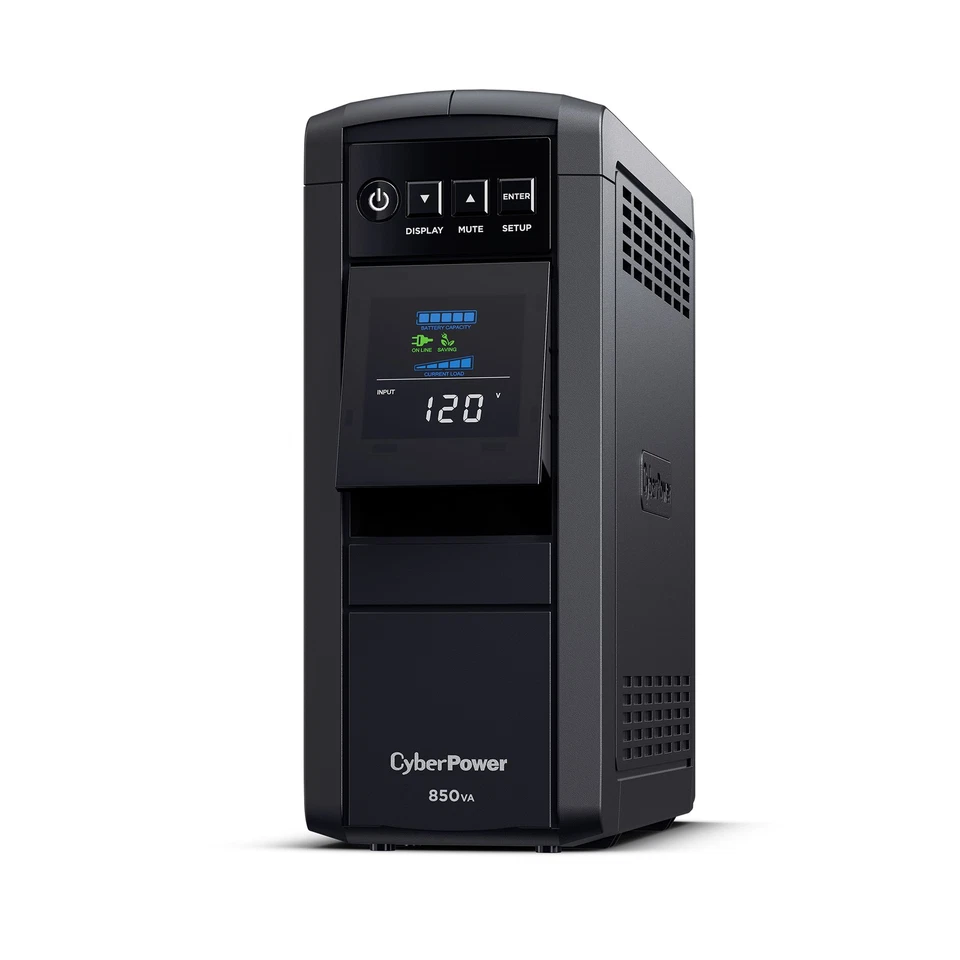 CyberPower CP850PFCLCD-R PFC Sinewave 10 Outlets UPS - Certified Refurbished - Image 3 of 4