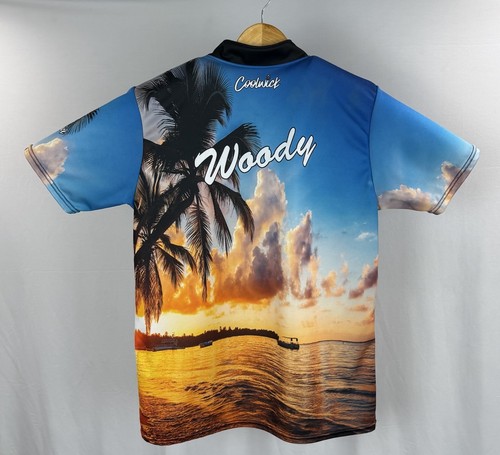 Maglia Bowling Storm Summer Beach Fast Track CoolWick Uomo Media SS Elasticizzata - Foto 5 di 11