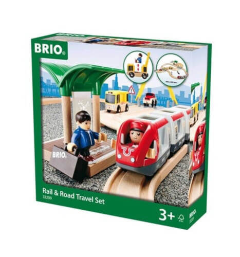 BRIO 63320900 Straßen und Schienen Reisezug Set - Bild 1 von 3