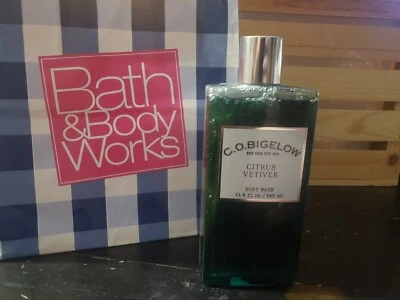 RARE Bath & Body Works C. O. Bigelow CITRUS VETIVER Shower Gel Body Wash 11.6 oz - Image 1 of 4