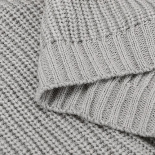 Winter New Solid Color Loose Bat Sleeve Large Size Knitted Loose Casual Sweater - Picture 24 of 34